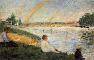 Georges Seurat rainbow-1883